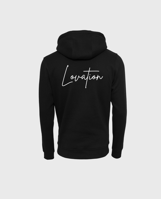 LOVATION BASIC HOODIE BLACK